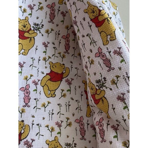 2 Pack Disney Winnie the Pooh Piglet Floral Spring Kitchen Towels 16 X 26” NEW - Picture 3 of 16